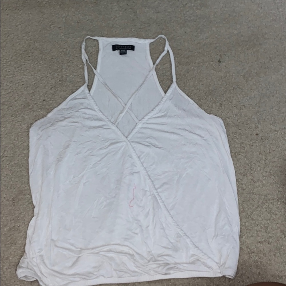 american eagle white top
